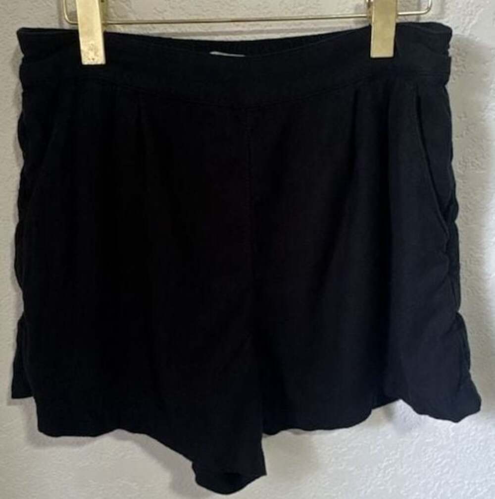 Abercrombie & Fitch Black Linen Shorts